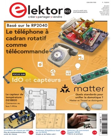 Elektor N°502 – Juillet-Août 2023 [Magazines]