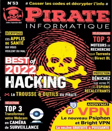 Pirate Informatique N°53 – Juillet-Septembre 2022 [Magazines]