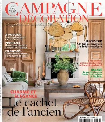 Campagne Décoration N°139 – Octobre-Novembre 2022 [Magazines]