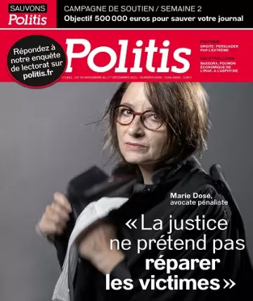 Politis N°1681 Du 25 Novembre 2021 [Magazines]