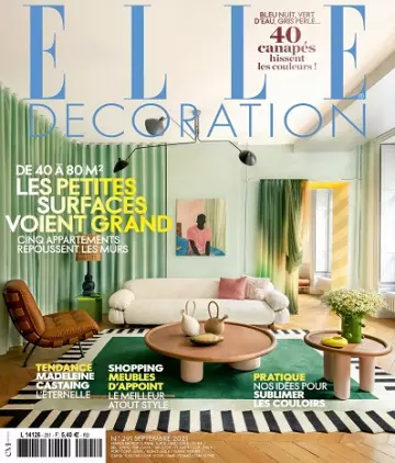 Elle Décoration N°291 – Septembre 2021  [Magazines]