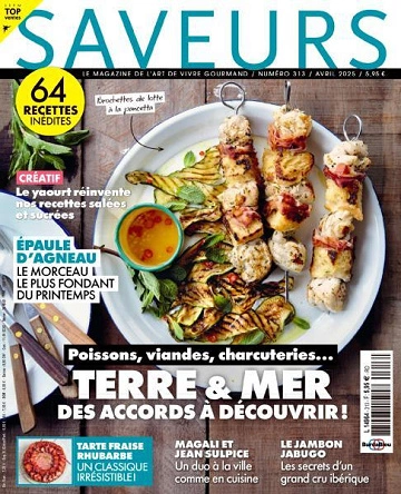 Saveurs France - Avril 2025 [Magazines]