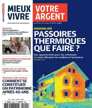 Mieux Vivre Votre Argent N°489 – Avril 2023 [Magazines]