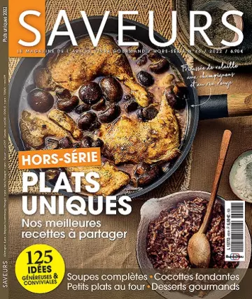 Saveurs Hors Série N°46 – Plats Uniques 2022 [Magazines]