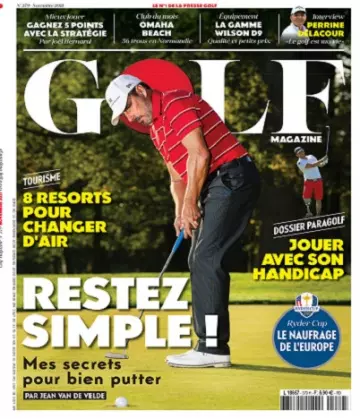 Golf Magazine N°379 – Novembre 2021 [Magazines]