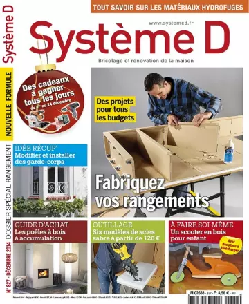 Système D N°827 – Fabriquez Vos Rangements [Magazines]