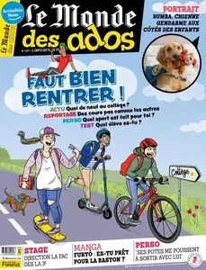 Le Monde des Ados - 4 Septembre 2024 [Magazines]