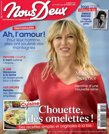 Nous Deux N°3765 Du 27 Août 2019 [Magazines]