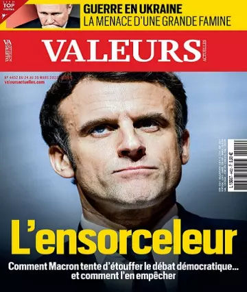 Valeurs Actuelles N°4452 Du 24 au 30 Mars 2022  [Magazines]