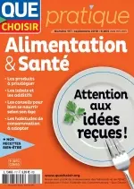 Que Choisir Pratique N°117 – Septembre 2018 [Magazines]