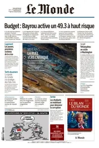 Le Monde du Mardi 4 Février 2025  [Journaux]