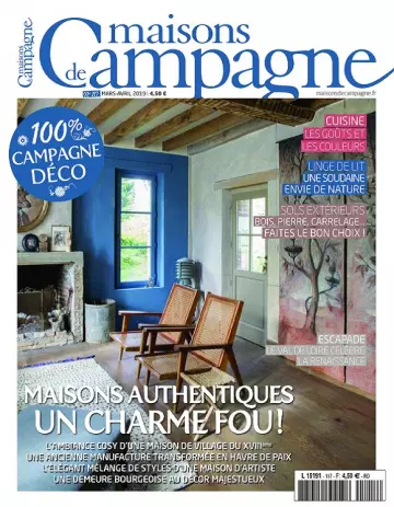 Maisons De Campagne N°117 – Mars-Avril 2019 [Magazines]